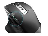 RAPOO MT750S ERGONOMİK KABLOSUZ+BLUETOOTH ÇOK MODLU  SİYAH MOUSE WİRELESS 18670